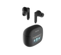 Hama Cuffie Bluetooth Spirit Touch, TWS In-Ear Earbuds con ANC, custodia di ricarica con display, controllo touch, senza fili, nero, suono chiaro, cuffie Bluetooth per musica, sport e telefonia