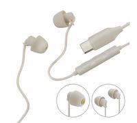 Hama, Cuffie calme, in-ear, microfono, protezione antipiega cavo, USB-C, sabbia