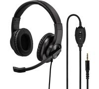 Hama Cuffie Da Ufficio PC Con Jack Da 3,5Mm Stereo E Microfono A Braccio