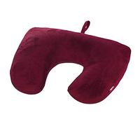 Hama Cuscino da viaggio 2 in 1 con microperle blu scuro, Polvere., 33 x 36 x 9,5 cm, Rosso