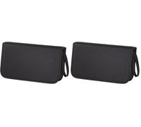 Hama custodia CD per 104 CD/DVD/Blu-ray, nero (Confezione da 2)