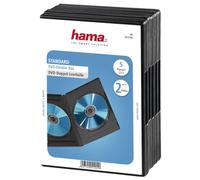 Hama Custodia Dvd Doppia, 5 Pezzi, Nero