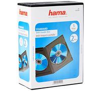 Hama Custodia Dvd Doppia, 5 Pezzi, Nero