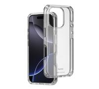 Hama Custodia Extreme Protect per Apple iPhone 16 Pro Max (con licenza D3O, antiurto, anticaduta e infrangibile, trasparente per iPhone senza ingiallimento, custodia per ricarica induttiva)