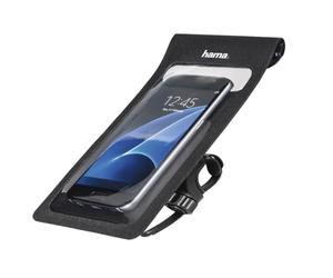 Hama - Custodia impermeabile slim per smartphone con attacco a manubrio, impermeabile