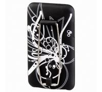 Hama - Custodia in silicone "Astao" per iPod Touch 2G/3G, colore: Nero/Bianco