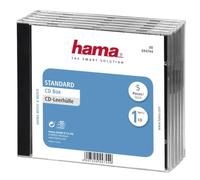 Hama Custodia per CD/DVD/Blu-Ray 7444744 Slim Trasparente 5 pz