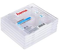 Hama - Custodia per CD Doppia, 5 Pezzi, Trasparente