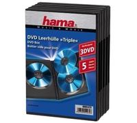 Hama Custodia per DVD Triplo CD e Blu-ray Custodia Jewel DVD