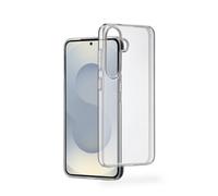 Hama Custodia per Galaxy S25 (custodia per cellulare, custodia protettiva per il retro, antigraffio, protezione extra per fotocamera e display, compatibile con ricarica wireless, trasparente, sottile,