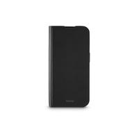 Hama Custodia per iPhone 15 (custodia per cellulare, custodia con scomparto per carte di credito, in similpelle, elementi metallici, funzione di supporto, protezione extra dello schermo e della
