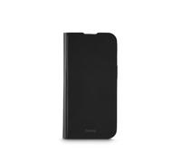 Hama Custodia per iPhone 16 Pro Max (custodia per cellulare, custodia con scomparto per carte di credito, in ecopelle, elementi metallici, funzione di supporto, protezione extra dello schermo e della