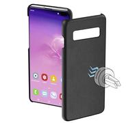 Hama - Custodia per Samsung Galaxy S10+ (chiusura magnetica, magnetica, retro in pelle sintetica, elegante finitura, visibilità totale dello schermo, protezione della fotocamera)