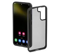 Hama Custodia per Samsung Galaxy S22 (custodia trasparente con cornice antiurto per proteggere da urti, graffi e sporco, custodia protettiva per ricarica induttiva) trasparente nero