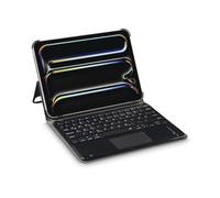 Hama Custodia con tastiera per iPad Pro 11" 2024 (tastiera Bluetooth con touchpad, funzione di supporto, custodia per tablet magnetica, per Apple iPad Pro da 11 pollici, tastiera estraibile), colore