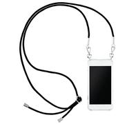 Hama Custodia protettiva a girocollo per Samsung Galaxy S10, con girocollo nero, in metallo, policarbonato, poliuretano termoplastico (PUT), tessuto) nero/trasparente/argento
