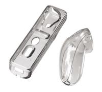 Hama Custodia Rigida Protettiva Chiaro per Nintendo Wii Wiimote Nunchuck Mp