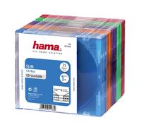 HAMA Custodie CD Slim Case SINGOLE COLORATE conf. 25 pz - H51166