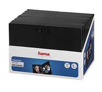 HAMA Custodie DVD SINGOLE Nere 1 posto, pacco da 30 pezzi value pack - H11495