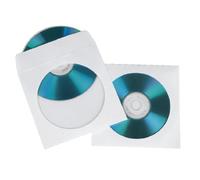 Hama Custodie in Carta per CD/Dvd, Confezione da 25, Colore: Bianco