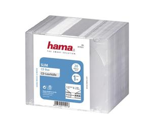 Hama Custodie Slim per CD, confezione da 20