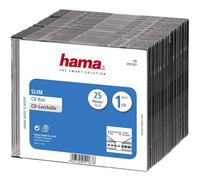 Hama Custodie Slim per CD, Confezione da 25 Pezzi