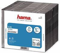 Hama Custodie Slim per CD, Confezione da 25 Pezzi