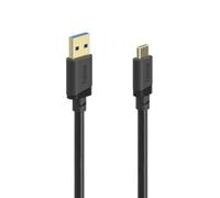Cavo USB-C, f. maschio USB-A/f. maschio USB-C, USB 3.2 Gen1, 5Gbit/s, 0,25 m