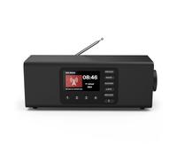 Hama Radio digitale con sveglia (radio DAB con grande display, radio da cucina, DAB+, radio senior con funzionamento semplice, Bluetooth, FM, radiosveglia, radio stereo, piccola radio con buona