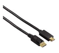 Hama Displayport Su HDMI Cavo Adattatore Convertitore 4K UHD Completo HD Dp 1.2