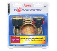 Hama Oro Drucker-Kabel 3M IEEE-1284 Parallelo 25-Pol Sub-D Su Centronics-Kabel