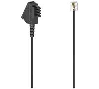 Hama DSL - Cavo di collegamento [1 connettore RJ11 6p4c, 1 connettore RJ45, 8p4c, 6 m, colore: Nero