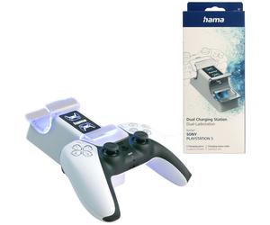 Hama Dual Stazione Caricabatteria per Sony PS5 Wireless Controller Docking Dock
