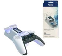 Hama Dual USB Station Di Ricarica Supporto Dock Per Sony PS5 Controller Wireless