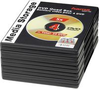 HAMA DVD Box per 4 dischi, confezione da 5