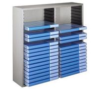 Hama DVD Rack 40, Silver Silver optical disc stand - optical disc stands (Silver, 418 x 100 x 398 mm, Silver)