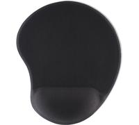 Hama Ergo Mouse Pad Memory Foam Wrist Rest Non-Slip Base 215 x 255 x 21 mm Black