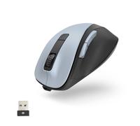 Hama Ergonomic Mouse (Wireless Mouse, 6 Buttons, 2.4 GHz, BlueWave, 800/1200/160