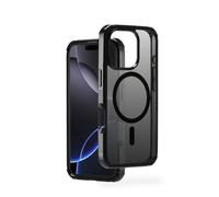Hama Custodia Extreme Protect per iPhone 16 Pro e MagSafe (D3O Bumper, antiurto, anticaduta, infrangibile, magnetica, per ricarica induttiva, gradiente, colore: Nero