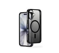 Hama Extreme Protect - Custodia per iPhone 17 e MagSafe (D3O Bumper, antiurto, a prova di caduta, infrangibile, custodia magnetica per ricarica induttiva, sfumata), colore: nero