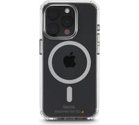 Hama Cover per iPhone 15 Pro Extreme Protect [Custodia anti-ingiallimento] [Custodia D3O®] [Custodia robusta] [compatibile MagSafe] - Trasparente