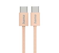 Hama Fabric cavo USB USB 2.0 1 m USB C Arancione NEW