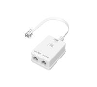 Hama Filtro ADSL spina jack 6p4c / 2 prese jack 6p4c Hama