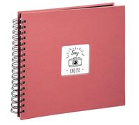 Hama Fine Art´ Album a Spirale, 28 x 24 cm, 50 Pagine Nere | Flamingo, Carta, Fenicottero