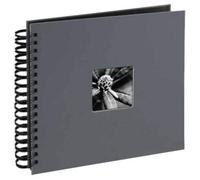Hama Fine Art Album Fotografico a Spirale, 50 Pagine, 28 x 24 cm, Colore Grigio