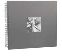 Hama Fine Art Album Fotografico a Spirale, 50 Pagine, 36 x 32 cm, Colore Grigio