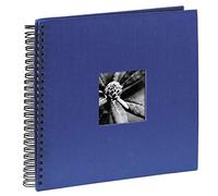 Hama Fine Art Album Fotografico E Portalistino A Spirale Blu 36x32cm 50 Pagine N
