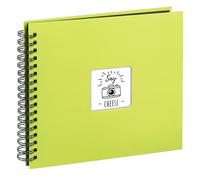 HAMA Fine Art - Album porta foto con spirale, Adatto per 300 foto 10x15cm, 50 pagine, Verde