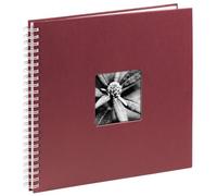 Hama Fine Art Album Fotografico E Portalistino A Spirale Bordeaux 36x32cm 50 Pa