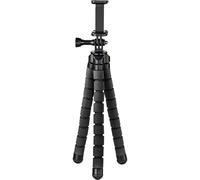 Hama Flex Treppiede 1/4 pollice Altezza operativa=9 - 26 cm Nero per smartphone
